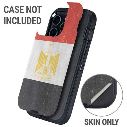 Egyptian Flag Distressed Otterbox Defender iPhone Skin